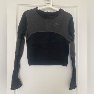 Nike neoprene crop sweatshirt